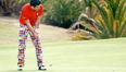 Luis Figo steps out in the most horrific golf gear imaginable