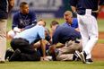 Video: Baseball player takes a line drive straight in the head
