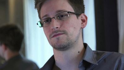 Picture: This German lingerie company has come up with a creative way to mention Edward Snowden in their ad