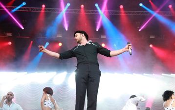 Pic: Justin Timberlake has built his own Nandos at the Wireless Festival