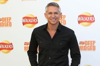 Gary Lineker seems to be enjoying the tennis a bit too much