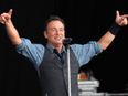 Pic: Yes that’s Bruce Springsteen in a Kilkenny jersey in a brilliant sign outside Nowlan Park
