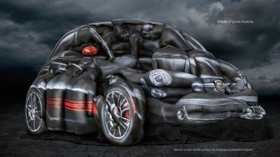 Fiat paints a dozen naked ladies for their latest advert… (NSFW-ish)