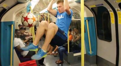 Video: The world free-style football champion is pretty handy