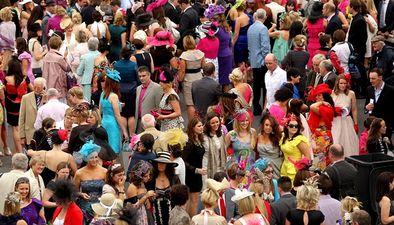 Pic: Bad news folks. Looks like Ladies’ Day at the Galway Races is going to be a washout