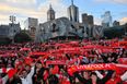Picture: The Liverpool squad are playing a bit of Aussie Rules Down Under