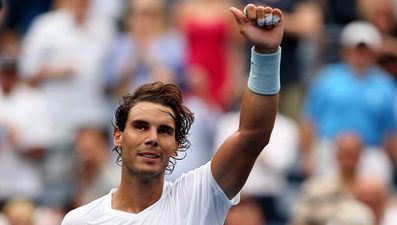 Video: Rafa Nadal makes his bid for tennis shot of the year at the US Open