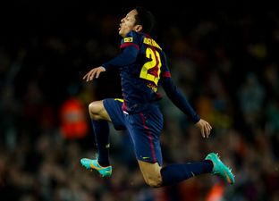 Video: Adriano’s peach was the pick of Barcelona’s eight goals against Santos last night