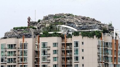 Professor builds mountain villa on Beijing high-rise