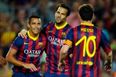 Pic: Barcelona wear jerseys with lettering designed by local girl with Down Syndrome; all jerseys auctioned for charity afterwards
