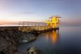 Brilliant optical illusion from the Salthill diving pier in Galway