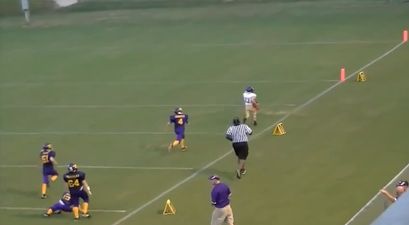 Video: Tiny kid scores incredible touchdown