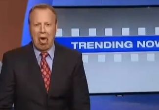 Video: Feline sick? News anchor accidentally eats cat vomit on live TV