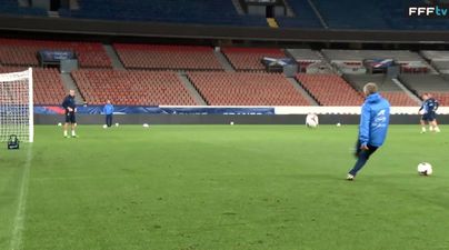 Video: Didier Deschamps shows some silky skills at France training