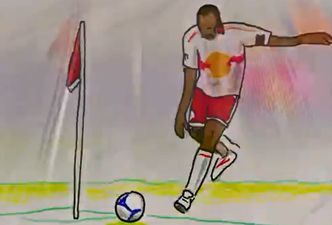 Video: Thierry Henry is the latest to be given the fantastic flipbook treatment