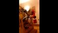 Video: Irish lad cycles down stairs and ends up slamming his balls into the bannister