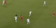 Video: Cristiano Ronaldo violently kicked out at a defender last night