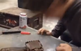 Video: Man face-plants a rabbit trap for a dare