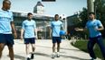 Video: Man City players show impressive juggling skills in New York City in new promotional ad