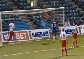 Video: Gillingham player registers late contender for open goal miss of the year
