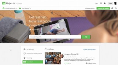 Google’s latest feature Helpouts provides live video tutorials for anything you want to know