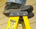 A forklift, a ladder and an incredibly dodgy method of changing a light bulb in Cork