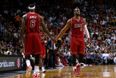 Video: Dwyane Wade videobombs Le Bron post-game interview in spectacular fashion