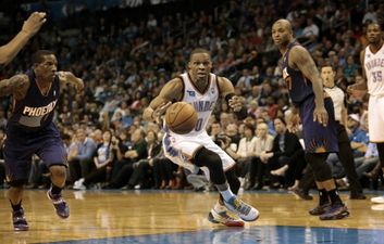 Video: Russell Westbrook with a stunning coast to coast to slam dunk