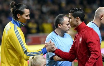 Pic: Ronaldo was that good last night, even Zlatan felt the need to applaud