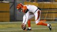 Video: Blindside hit on NFL punter leaves him with a fractured jaw