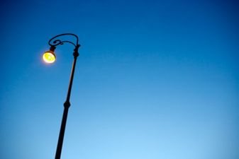 There’s just one small problem with the location of this lamppost in Mungret