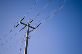 Video: High winds cause power lines to spark dangerously on Naas Road