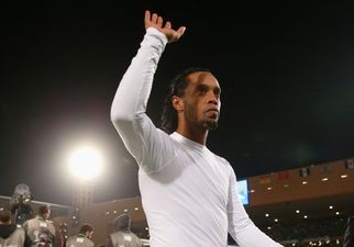 Video: Feast your eyes on this stunning free-kick Ronaldinho scored last night