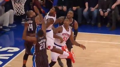 Video: Iman Shumpert shows real Magic for the Knicks with powerful dunk