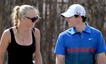 Pic: Aussie paper mX really put the boot into Rory McIlroy in this Caroline Wozniacki caption