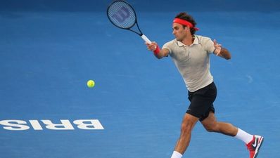 Video: Roger Federer plays a shot we bet you’ve never seen before