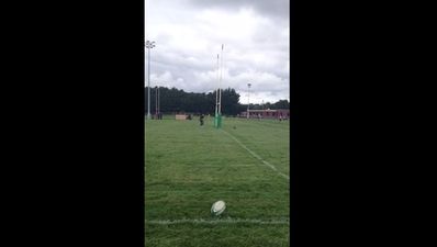 Video: Midlands Warriors RFC player kicks epic trick shot penalty