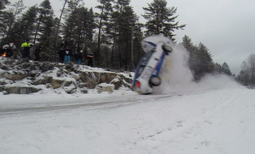 Video: Massive rally crash captured on camera in Norway