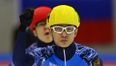 Pic: Speed skater loses race, gives winner emphatic double one-finger salute
