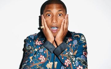 Tip of the (giant) hat to you sir – Fashionable Pharrell Williams steals the show at the Grammy Awards