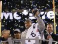 Video: Conspiracy theorist crashes Super Bowl post-game press conference
