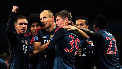 Bayern Munich’s possession and passing stats tonight against Arsenal were insane