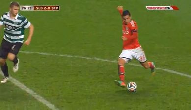 Video: Enzo Perez’s brilliant goal gave Benfica the edge over Sporting in the Lisbon derby
