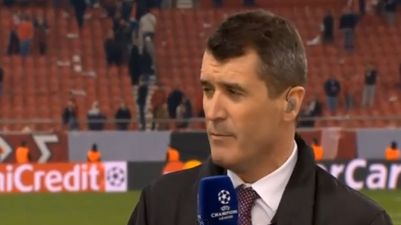 Video: Roy Keane was in fine form for ITV this evening