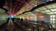 Pic: Incredible image as train derails at Chicago airport and travels halfway up an escalator