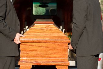 Pic: This hearse in Cork chose an interesting time to fill up with petrol