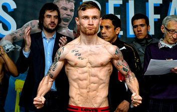 JOE meets Carl Frampton ahead of his title fight against Kiko Martinez in Belfast this weekend