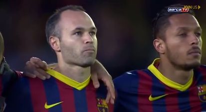 Video: An emotional minute’s silence for Tito Vilanova before Villareal v Barcelona