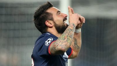 Vine: Lavezzi brilliantly pounces on poor header from John Terry to rifle PSG into the lead