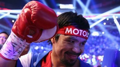 GIF: Manny Pacquiao’s mother is one scary lady when she watches her son fight